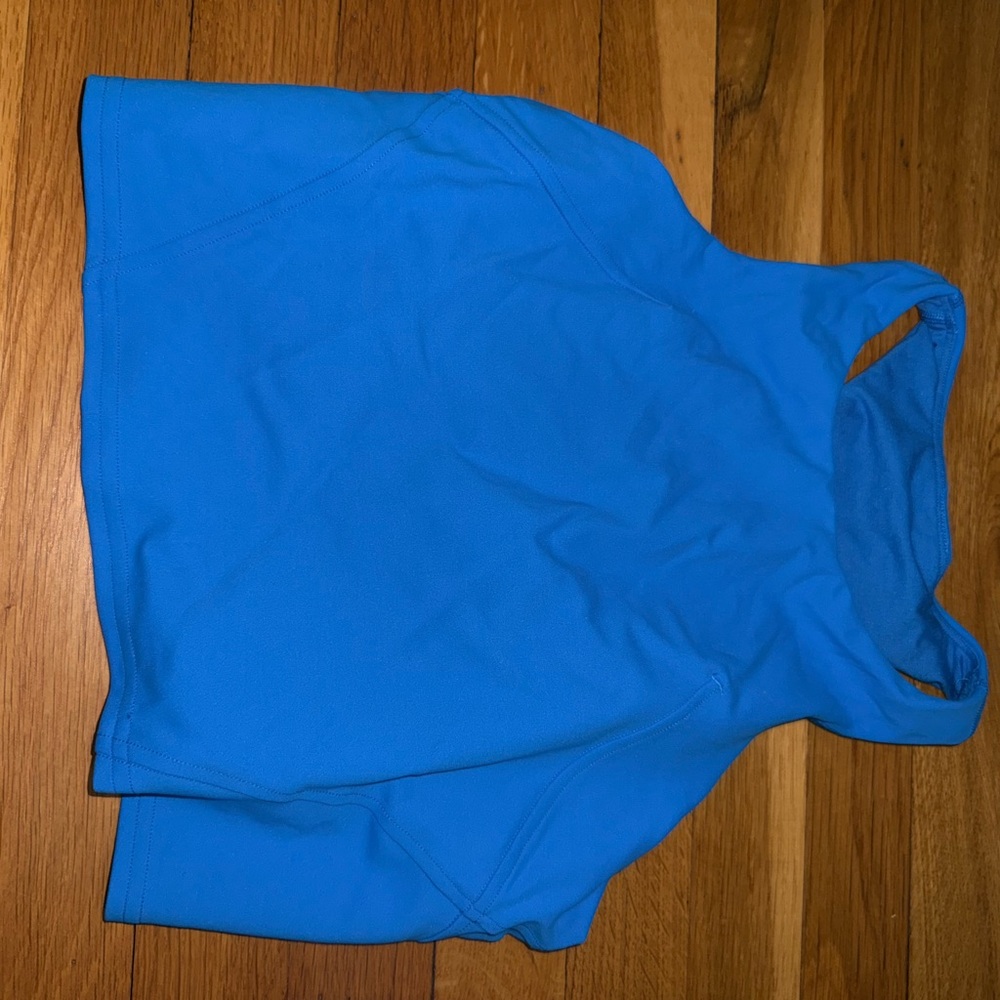 Women's Blue Sleeveless Top